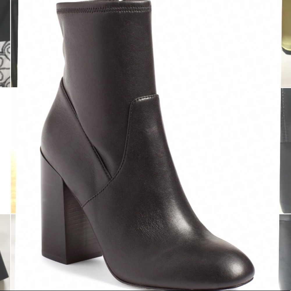 Rebecca Minkoff Bojana Block Heel Bootie 10 Black
